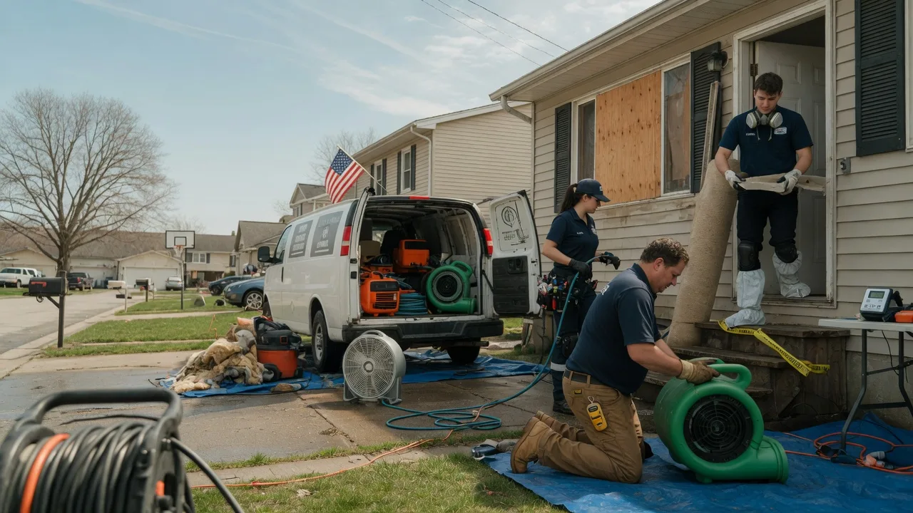 Water Damage Restoration in Ashmore, IL near me
